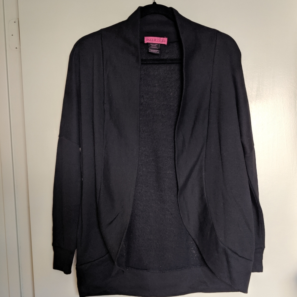 Cocoon Cardigan (S, Black)